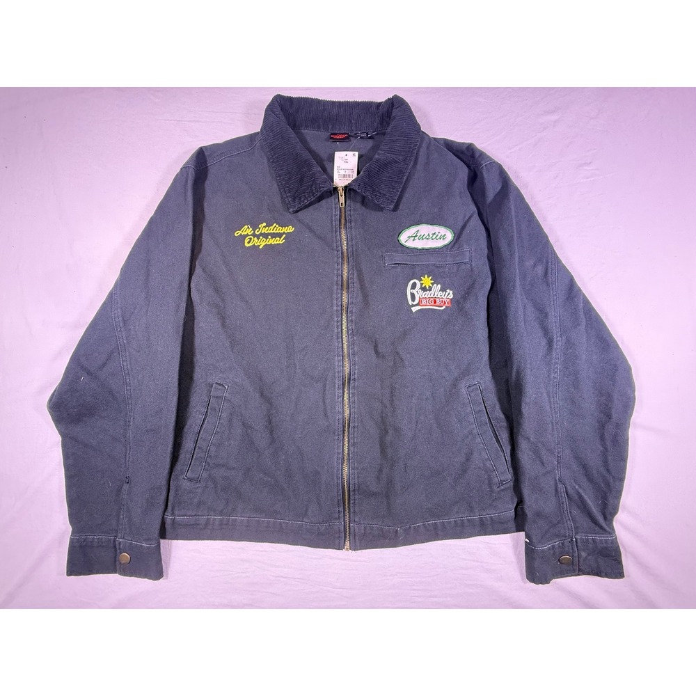 Stranger Things Mechanic Jacket Adult XXL Black NEW Bradley's Big Buy Austin